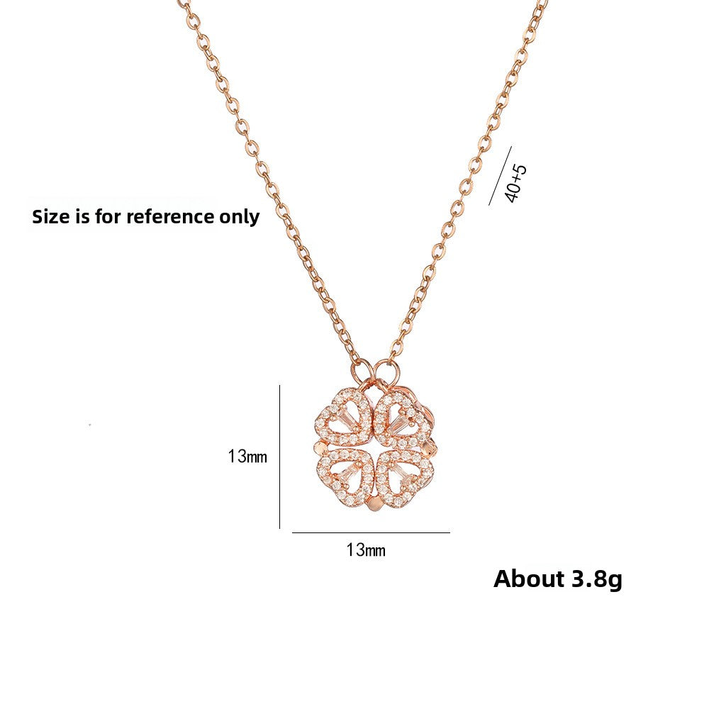 Four leaf clover necklace