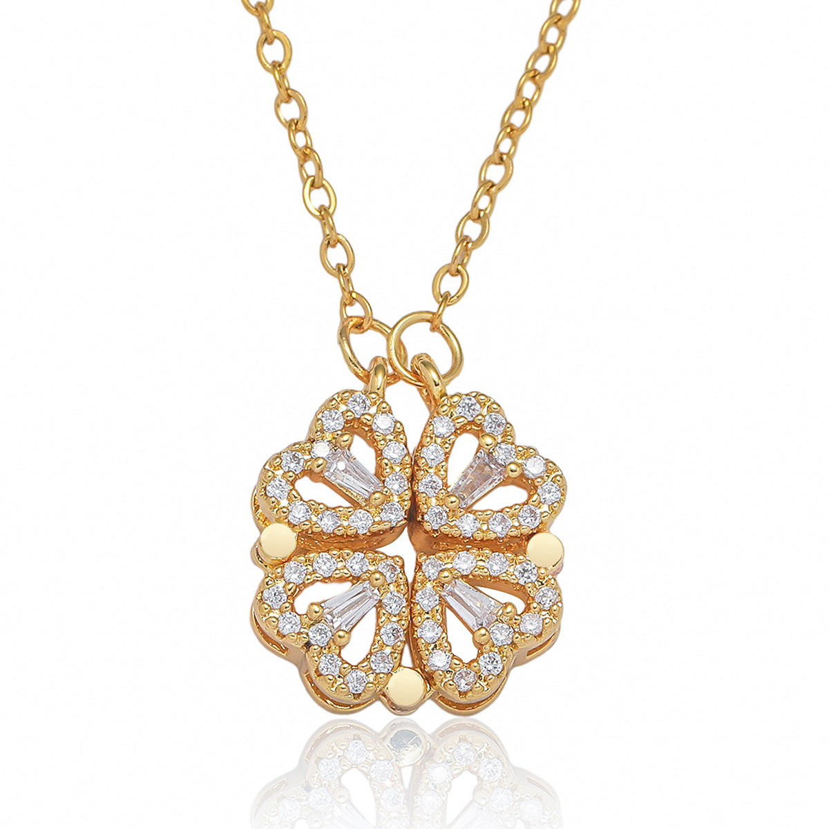 Four leaf clover necklace